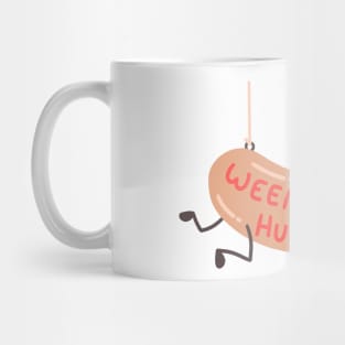 Weenie Cartoon Funny Art Mug